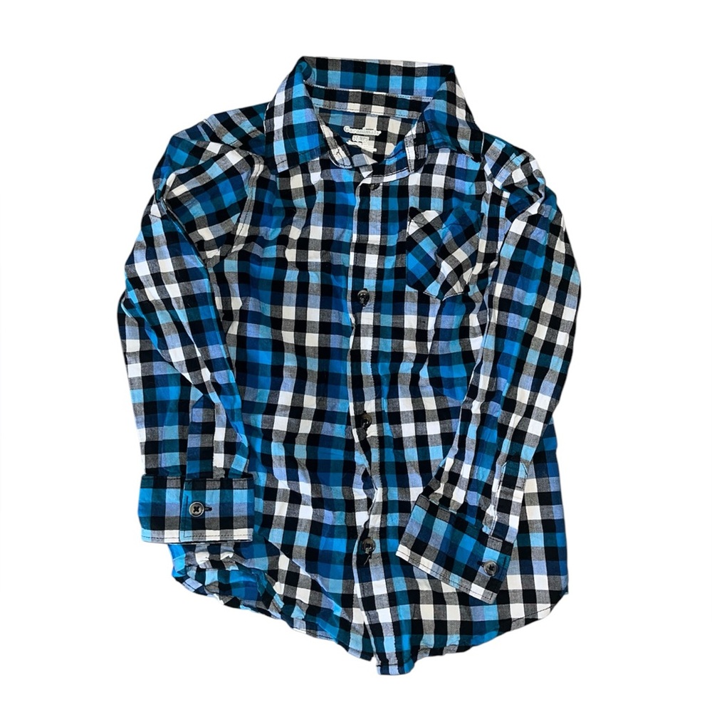 Garanimals Blue Plaid Button Down Shirt